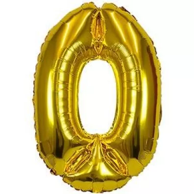Balon foliowy XXL 0 z�oty 61cm