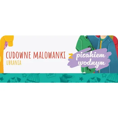Malowanki z pisakiem wodnym. Ubrania