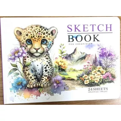 Fresh Szkicownik N9576 A5 24 kartki g�adki Gepard
