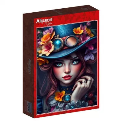 1000 puzzle Kobieta w kapeluszu Alipson