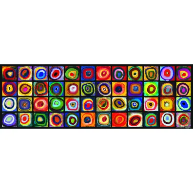 Puzzle panoramiczne 1000 el. Studium kolor�w, Wasily Kandinsky Eurographics