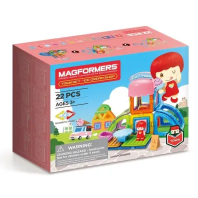 Magformers Town Set - lodziarnia 22el