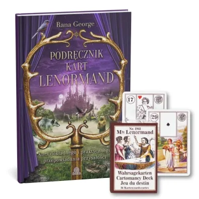 Pakiet: Podr�cznik kart Lenormand, Mlle Lenormand. Karty do wr�enia - Rana George