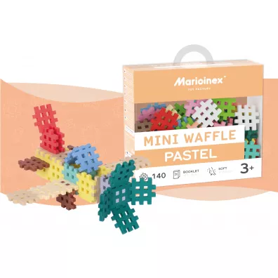 Mini Waffle Pastel 140 elementw