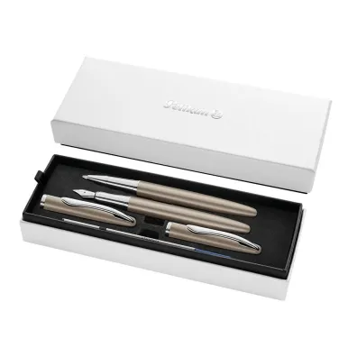 Pelikan Zestaw Jazz Noble Elegance Taupe: pi�ro wieczne + pi�ro kulkowe