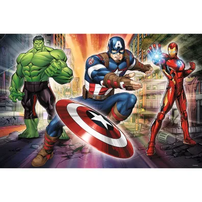 Puzzle maxi 24 el. W �wiecie Avengers�w Trefl