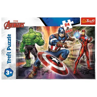 Puzzle maxi 24 el. W �wiecie Avengers�w Trefl
