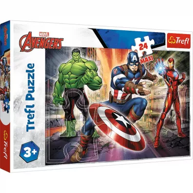 Puzzle maxi 24 el. W wiecie Avengersw Trefl
