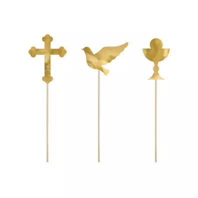PartyDeco Toppery na tort I Komunia �wi�ta 31,5 cm