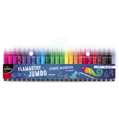 Derform Flamastry Jumbo 24 szt.