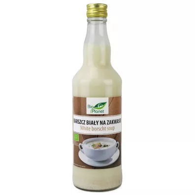 Bio Planet Barszcz bia�y na zakwasie niepasteryzowany 480 ml Bio