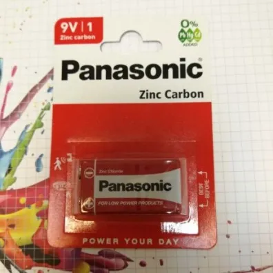 Bateria 6F22R w�glowo-cynkowa Panasonic 1szt/blister