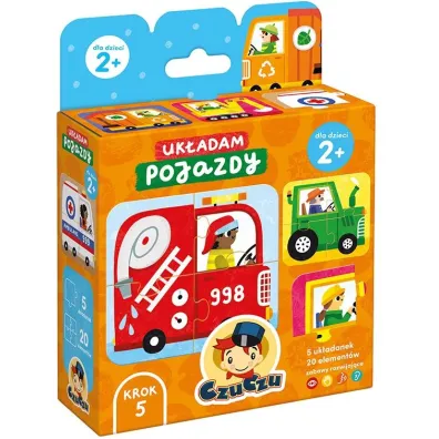 Puzzle CzuCzu Uk�adam Pojazdy dla dzieci 2 Bright Junior Media