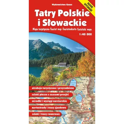 Tatry Polskie i S�owackie. Mapa turystyczna w skali 1:40 000