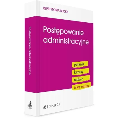 Post�powanie administracyjne. Pytania. Kazusy. Tablice. Testy online