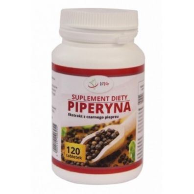 Vivio Piperyna 10 mg Suplement diety 120 tab.