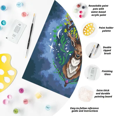 Malowanie po numerach CreArt - Pixie Cold Edition - Jele� Ravensburger
