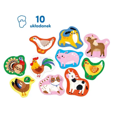 Puzzle do pary Moje Zwierz�tka Bright Junior Media