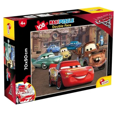 Puzzle dwustronne maxi 108 el. Auta Lisciani