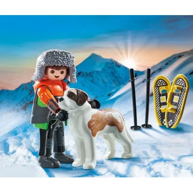 Playmobil My Life Narciarz z bernardynem 71741