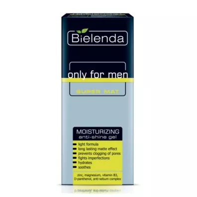 Bielenda Only For Men Super Mat �el nawil�aj�cy przeciw b�yszczeniu 50 ml