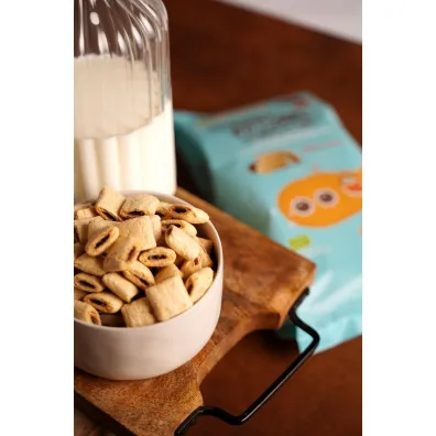 Super Fudgio Poduszki zbo�owe z kremem czekoladowo-orzechowym bezglutenowe 200 g Bio