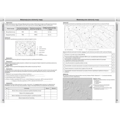 Matura. Geografia. Niezb�dnik. Mapy, przekroje geologiczne, obliczenia