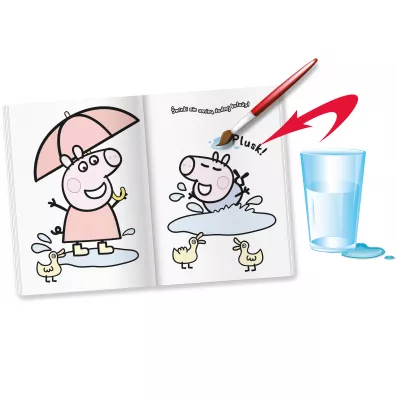 Peppa Pig Wod� malowane cz�� 9. Chlup w ka�u��