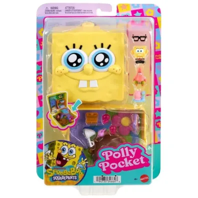 Polly Pocket SpongeBob Kanciastoporty Mattel