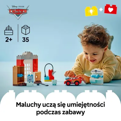 LEGO DUPLO Disney Wizyta McQueena w warsztacie W�jta 10456