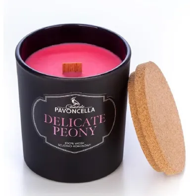 �wieczka sojowa Delicate Peony czarna 135 g