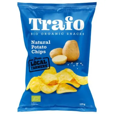 Trafo Chipsy ziemniaczane naturalne solone 125 g Bio