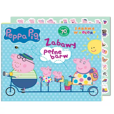 Peppa Pig. Zabawa w kolory. Zabawy pe�ne barw