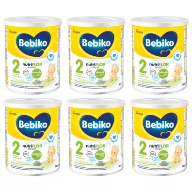 Bebiko 2 Mleko nastpne dla niemowlt powyej 6. miesica ycia zestaw 6 x 700 g