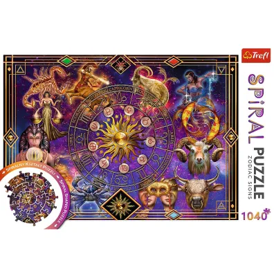 Puzzle spiralne 1040 el. Znaki zodiaku Trefl