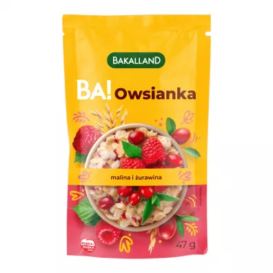 Bakalland Ba! Owsianka z malin� i �urawin� 47 g