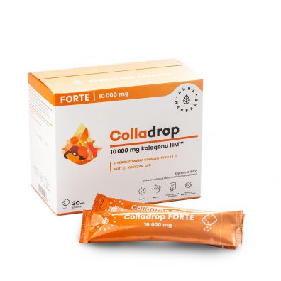 Aura Herbals Colladrop Forte kolagen morski 10000 mg Suplement diety 30 szt.
