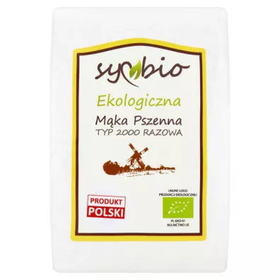 Symbio M�ka pszenna razowa typ 2000 1 kg Bio