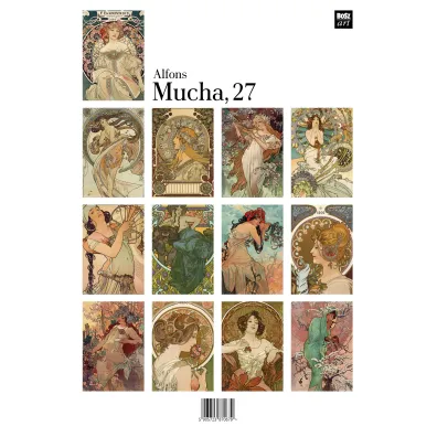 Kalendarz 2027 A3 Mucha wz�r 1