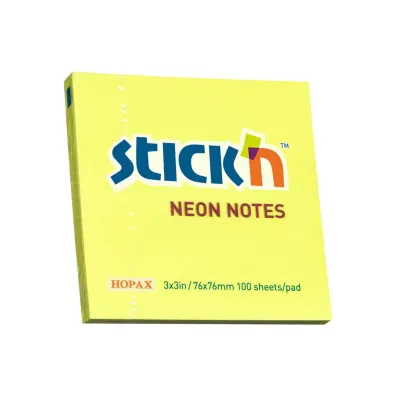 Stickn Notes samoprzylepny neonowy ty