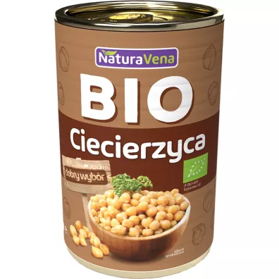 NaturaVena Ciecierzyca konserwowa 400 g Bio