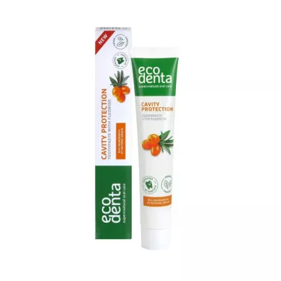 Ecodenta Ochronna pasta do zbw z olejekiem z rokitnika 75 ml