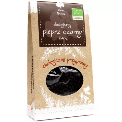 Dary Natury Pieprz czarny ziarno 50 g Bio