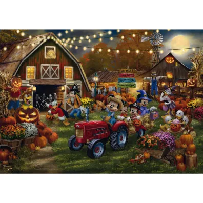 Puzzle PQ 1000 el. Myszka Miki & Minnie Festiwal dyni Schmidt