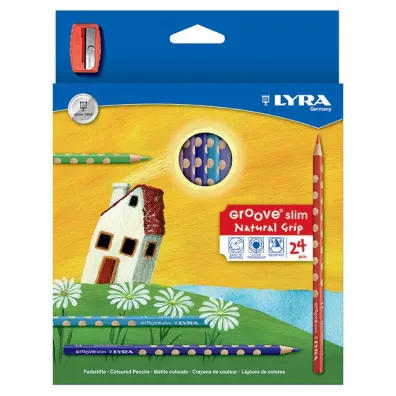 Lyra Kredki Groove 24 kolory + temper�wka