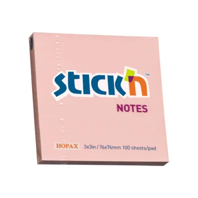 Stickn Notes samoprzylepny pastelowy r�owy