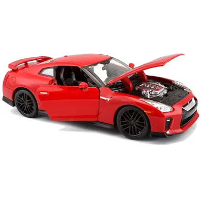 Bburago model nissan gt-r 2017 red 1:24