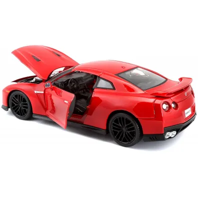 Bburago model nissan gt-r 2017 red 1:24