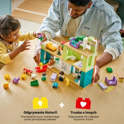LEGO DUPLO Nowoczesny dom rodzinny 3 w 1 z figurkami 10470
