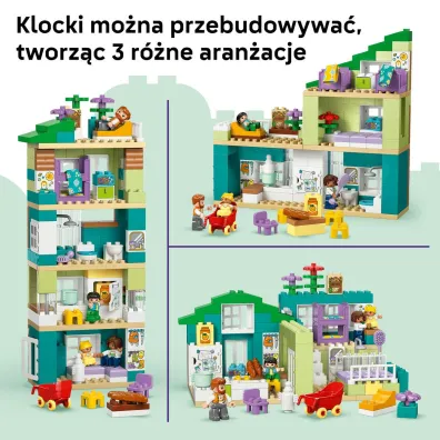 LEGO DUPLO Nowoczesny dom rodzinny 3 w 1 z figurkami 10470